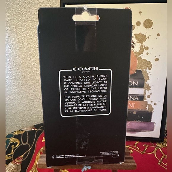 Coach iPhone 16 Pro Max Case Protective MagSafe Signature Designer Coach Logo - Picture 2 of 3